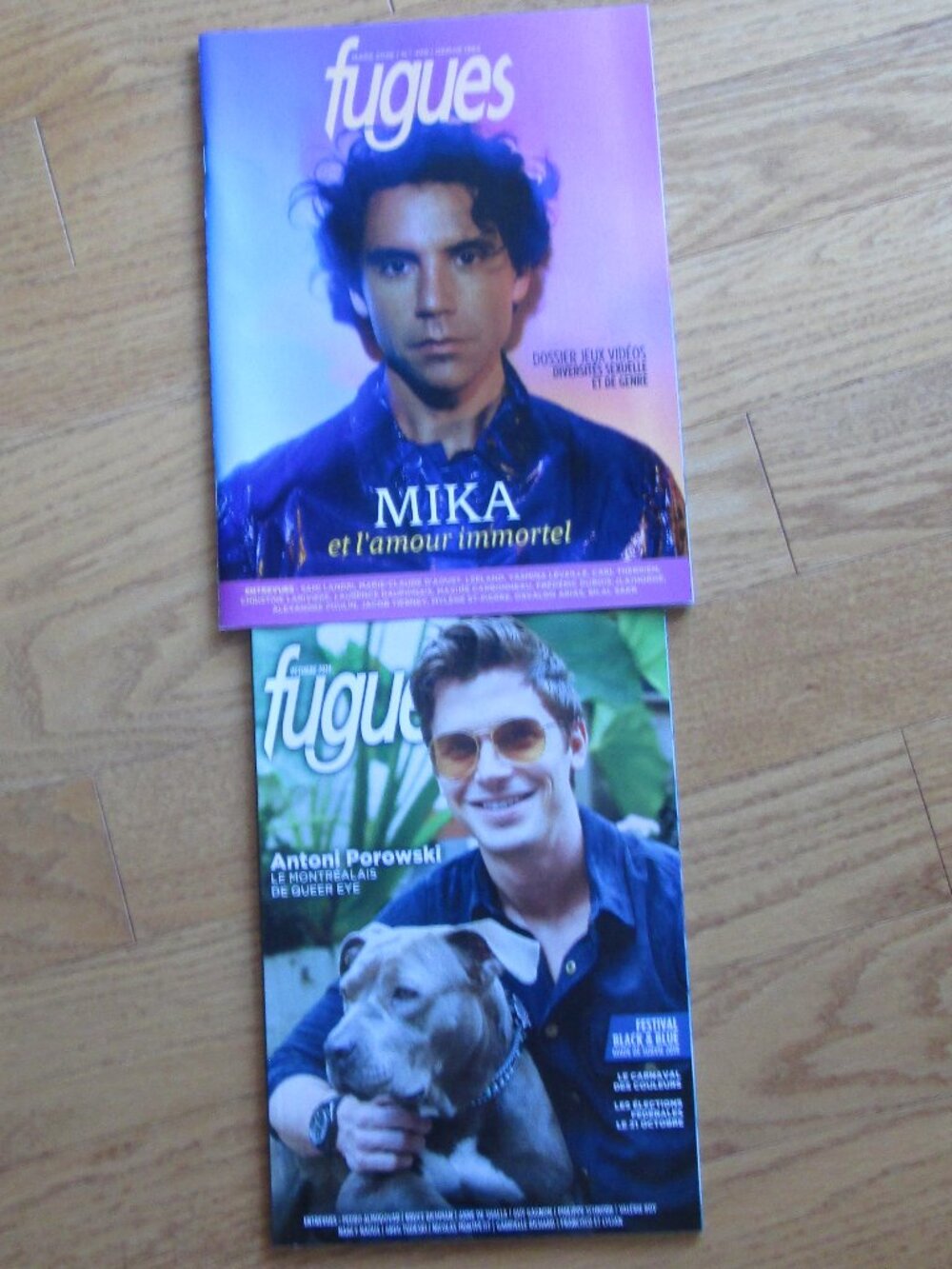 Fugues magazine - Oct 2019 Antoni Porowski, March 2026 Mika